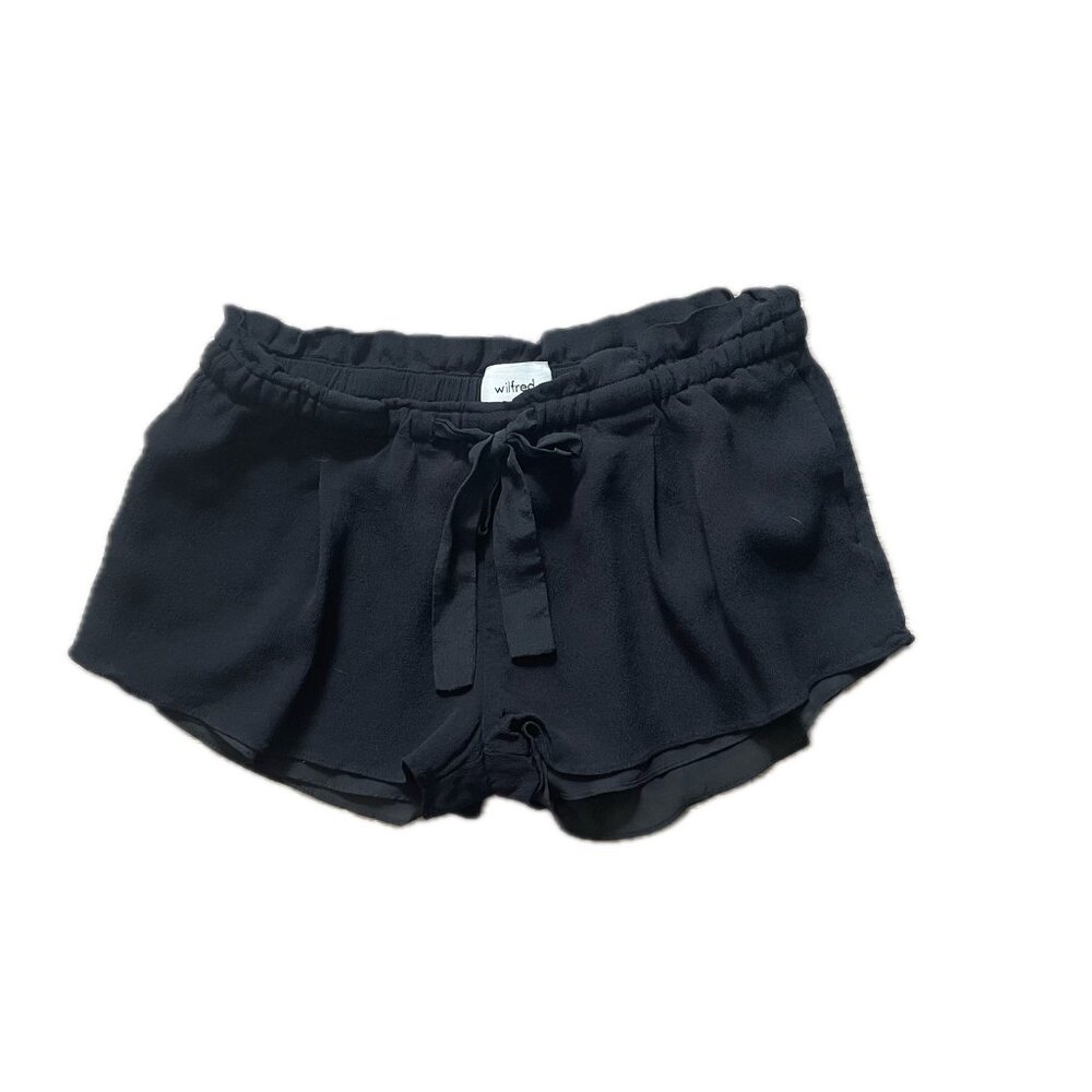 Wilfrid (Aritzia) Black Paperbag Shorts
